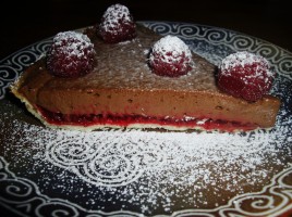 Tarte choco-framboises