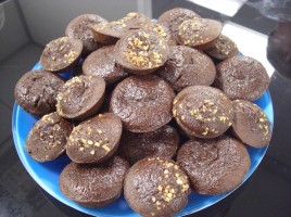 Financiers au chocolat et à la fève de tonka